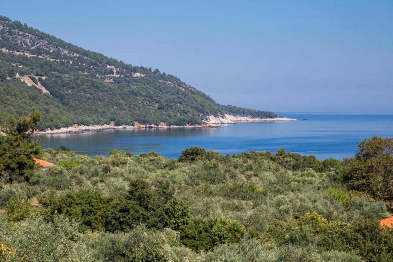Vista Del Mare Luxury Villa Koinira Bagian luar foto